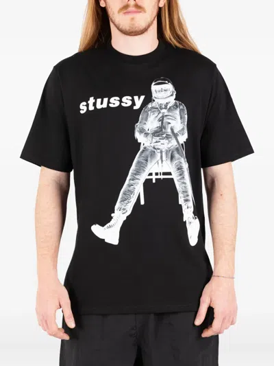 Stussy Astronaut T-shirt In Black