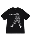 Stussy Astronaut Tee In Black