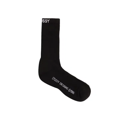 Pre-owned Stussy Athletic Crew Sock 'black' | Men's Size Onesize