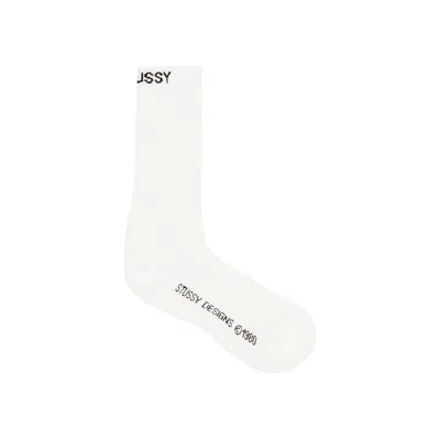 Pre-owned Stussy Athletic Crew Sock 'white' | Men's Size Onesize