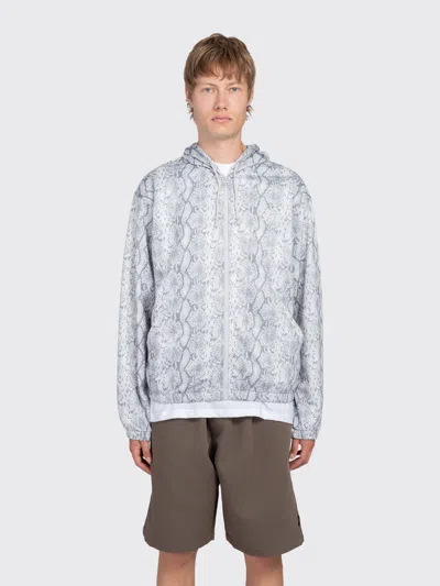 Stussy Athletic Mesh Zip Hood In Multi