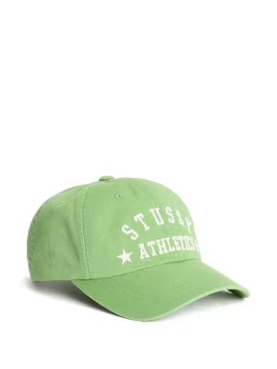 Stussy Athletics Strap-back Cap In Green