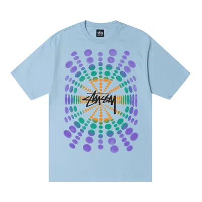 Pre-owned Stussy Atticus Pigment Dyed Tee 'sky Blue'