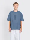 Stussy Authentic Gear Pig. Dyed Tee In Blue