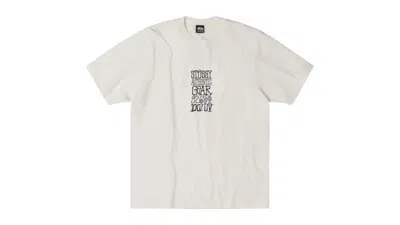 Pre-owned Stussy Authentic Gear Pigment Dyed Tee Shirt In Natural In Brown