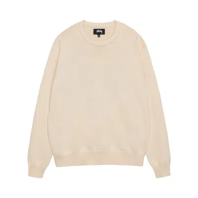 Pre-owned Stussy Authentic Workgear Sweater 'natural' In Cream