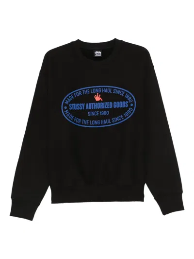 Stussy Authorized Sweatshirt In Black