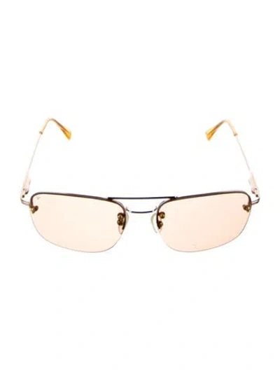 Pre-owned Stussy Aviator Tinted Sunglasses In Multi