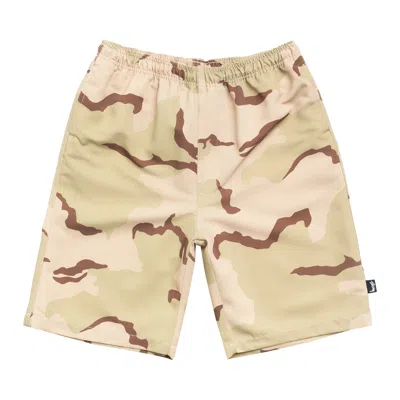 Pre-owned Stussy Baggy Beach Shorts 'sand Camo' | Tan | Men's Size L