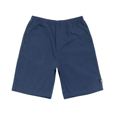 Pre-owned Stussy Baggy Seersucker Beach Short 'blue' | Men's Size M