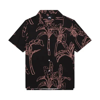 Pre-owned Stussy Banana Tree Shirt 'black' | Men's Size M