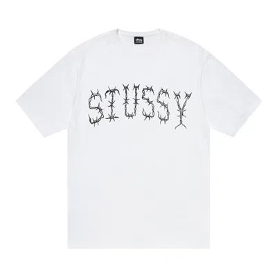 Pre-owned Stussy Barb Tee 'white'