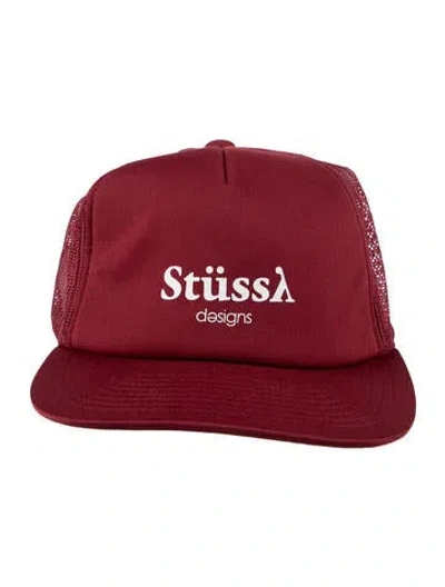 Pre-owned Stussy Baseball Cap In Red
