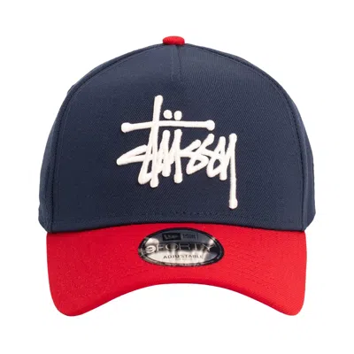 Pre-owned Stussy Basic 9forty 'navy/red' | Blue | Men's Size Onesize