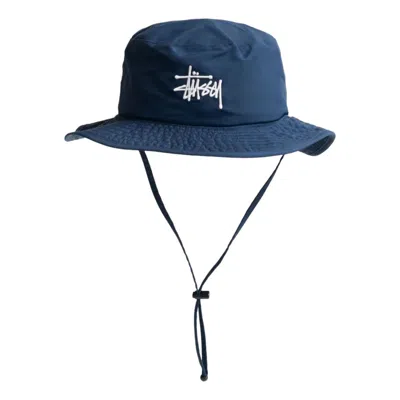 Stussy Basic Boonie Hat 'navy' In Blue
