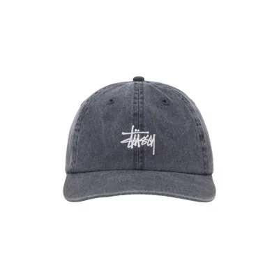 Pre-owned Stussy Basic Cap Washed 'charcoal' | Grey | Men's Size Onesize In Gray