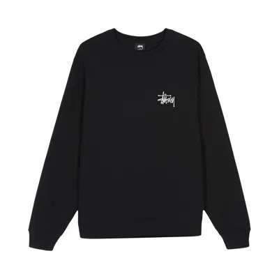 Pre-owned Stussy Basic Crew 'black'