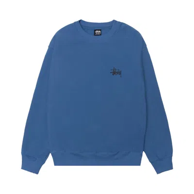 Pre-owned Stussy Basic Crew 'blue' | Men's Size L
