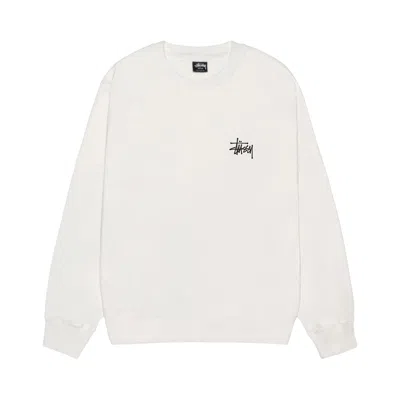 Pre-owned Stussy Basic Crew Pigment Dyed 'natural' | Cream | Men's Size Xl In Beige