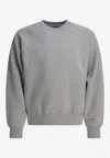 Stussy Basic Crewneck Sweatshirt In Gray