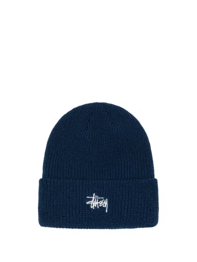 Stussy Basic Cuff Beanie In Blue
