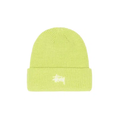 Pre-owned Stussy Basic Cuff Beanie 'green Apple' | Men's Size Onesize