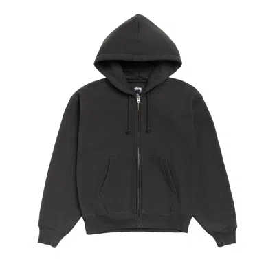 Pre-owned Stussy Basic Diamond Zip Hoodie 'black' | Men's Size Xxl