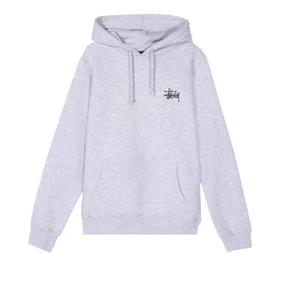Pre-owned Stussy Basic Hood 'ash Heather' In Grey