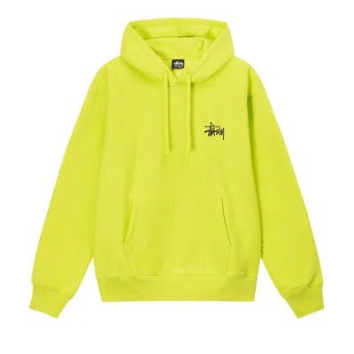 Pre-owned Stussy Basic Hoodie 'keylime' In Green