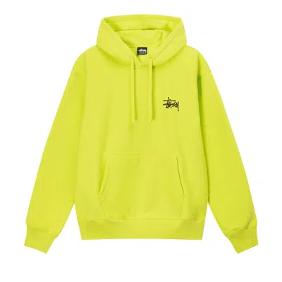 Pre-owned Stussy Basic Hoodie 'keylime' | Green | Men's Size L