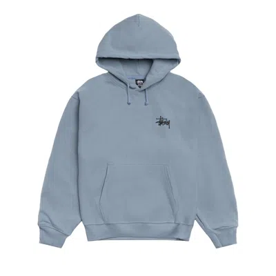 Pre-owned Stussy Basic Hoodie 'slate' | Blue | Men's Size L