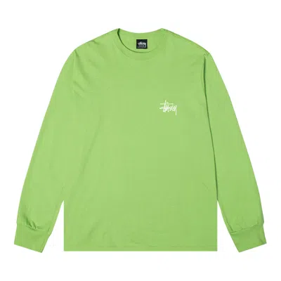 Pre-owned Stussy Basic Long-sleeve Tee 'tea' In Green