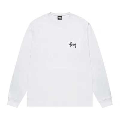 Pre-owned Stussy Basic Long-sleeve Tee 'white' | Men's Size Xl