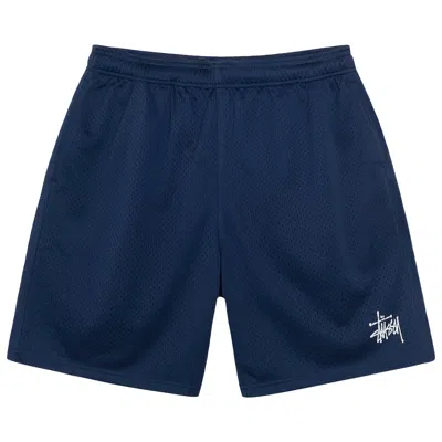 Pre-owned Stussy Basic Mesh Short 'blue' | Men's Size L