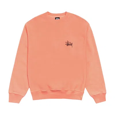 Pre-owned Stussy Basic Pigment Dyed Crew 'sherbert' | Multi-color | Men's Size Onesize