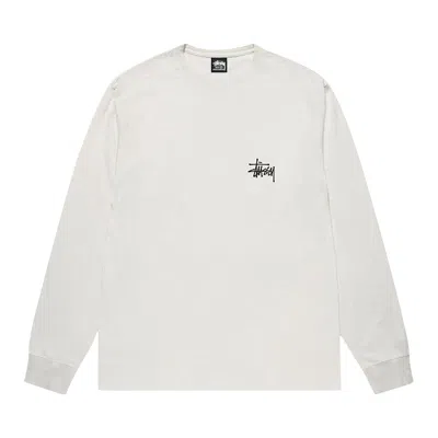 Pre-owned Stussy Basic Pigment Dyed Long-sleeve Tee 'natural' In Cream