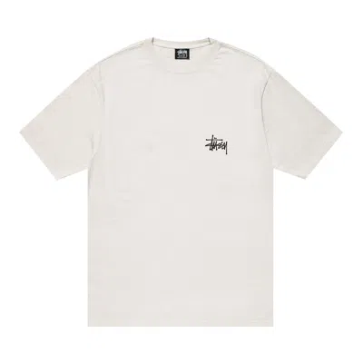 Pre-owned Stussy Basic Pigment Dyed Tee 'natural' In White