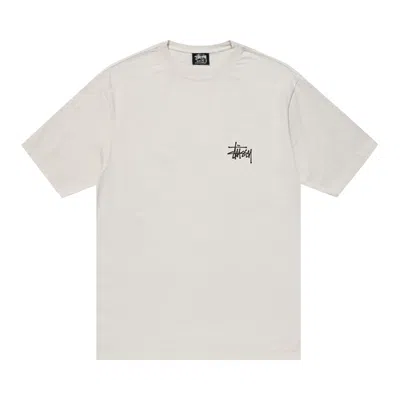 Pre-owned Stussy Basic Pigment Dyed Tee 'natural' In Cream