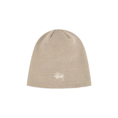 Pre-owned Stussy Basic Skullcap Beanie 'cream' | Men's Size Onesize In White