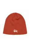 Stussy Basic Skullcap In Red