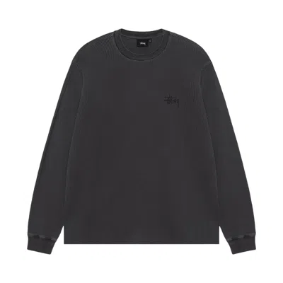 Pre-owned Stussy Basic Stock Long-sleeve Thermal 'black'