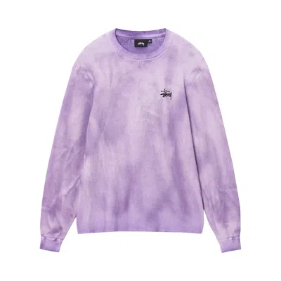 Pre-owned Stussy Basic Stock Long-sleeve Thermal 'lavender' In Purple