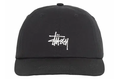 Pre-owned Stussy Basic Stock Low Pro Cap Black