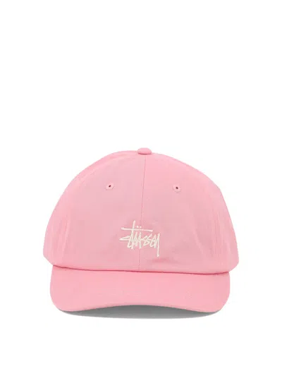 Stussy Basic Stock Low Pro Hats Pink