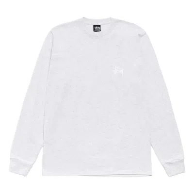 Stussy Basic  Long Sleeve T-shirt 'ash Heather'