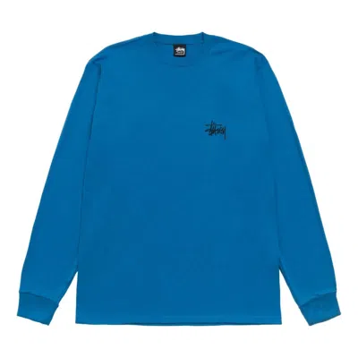 Stussy Basic  Long Sleeve T-shirt 'blue'