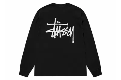 Pre-owned Stussy Basic  Pigment Dyed L/s T-shirt Black
