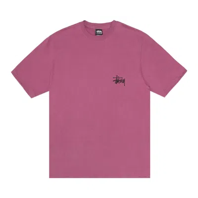 Pre-owned Stussy Basic T-shirt 'berry' In Red