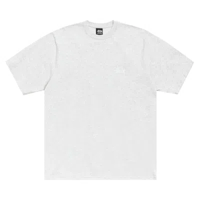 Pre-owned Stussy Basic Tee 'ash Heather' | Grey | Men's Size L In Gray