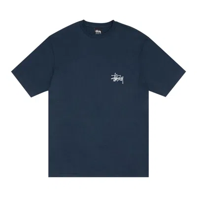 Pre-owned Stussy Basic Tee 'navy' | Blue | Men's Size Xl